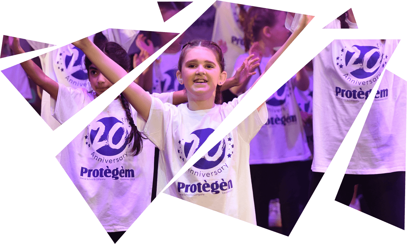 Children preforming our 20th Anniversary show at The Leatherhead Theatre